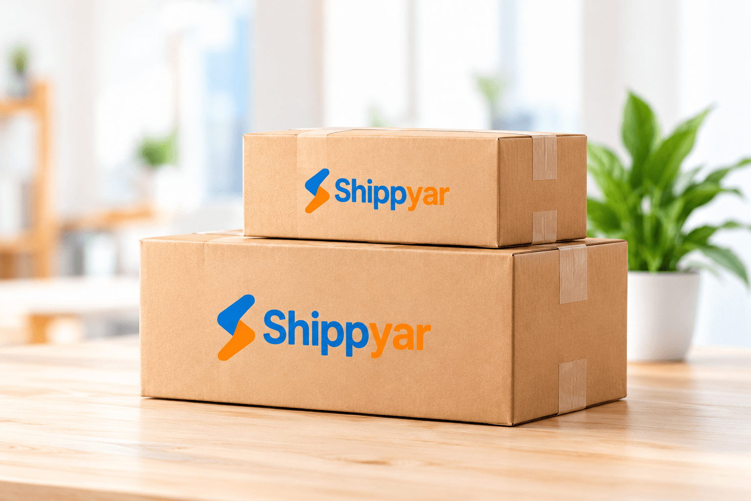 Two Shippyar parcels ready for delivery